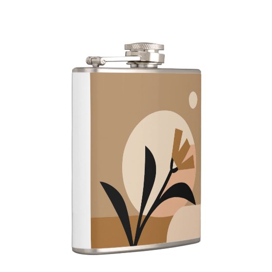 Blume Sun Boho Flachmann (Rechts)