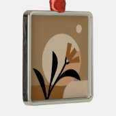 Blume Sun Boho Ornament Aus Metall (Rechts)