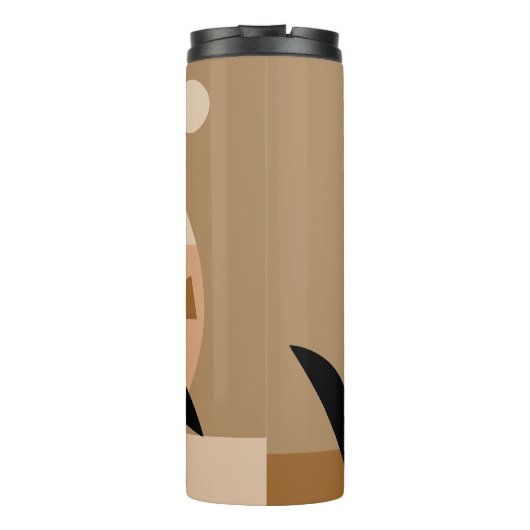 Blume Sun Boho Thermosbecher (Rückseite)