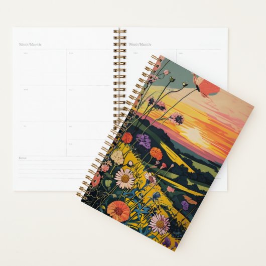 Blume Sunset Planner Planer (Anzeige)