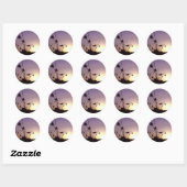 Blume Sunset Stickers (Blatt)