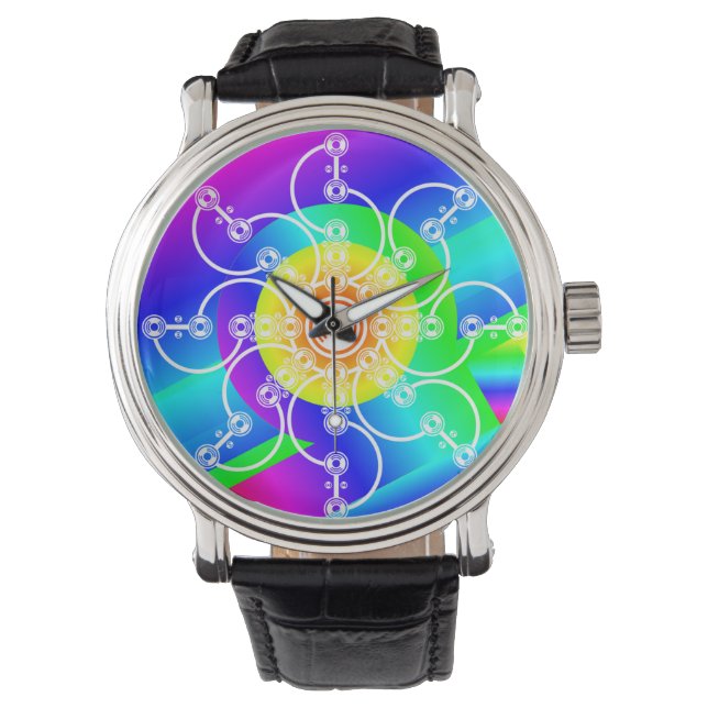 Blume Sunshine Armbanduhr (Vorderseite)