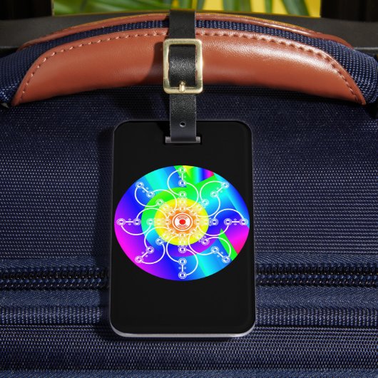 Blume Sunshine Gepäckanhänger (Vorderseite Insitu 2)