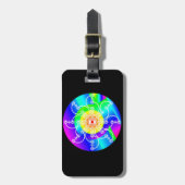 Blume Sunshine Gepäckanhänger (Vorderseite vertikal)