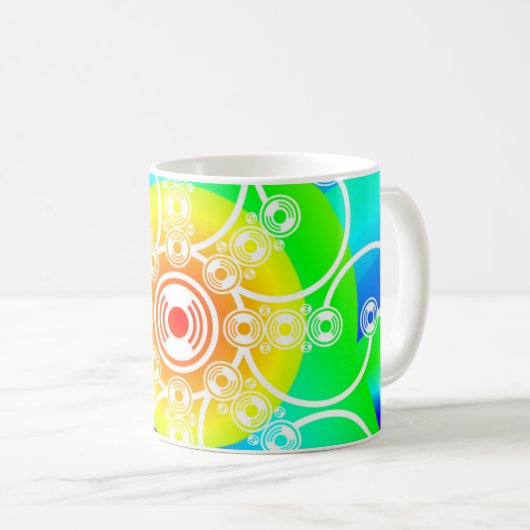 Blume Sunshine Kaffeetasse (VorderseiteRechts)