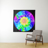 Blume Sunshine Tapestry Wandteppich (Beispiel (Horizontal))