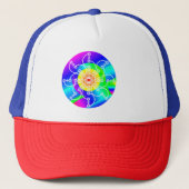 Blume Sunshine Trucker Hat Truckerkappe (Vorderseite)