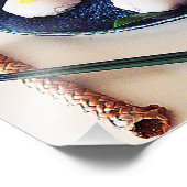Blume Sushi Fotodruck (Ecke)