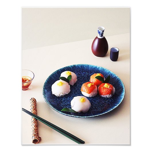 Blume Sushi Fotodruck (Vorne)