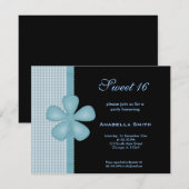 Blume Süß 16 Einladung (Vorne/Hinten)