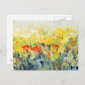 Blume Sway II Postkarte (Vorne/Hinten)