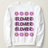 Blume Sweatshirt (Design vorne)