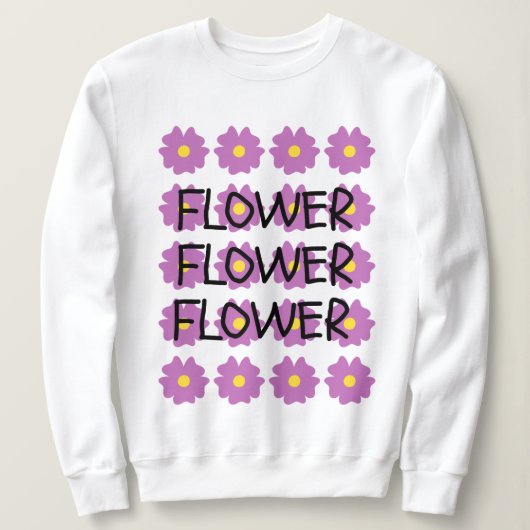 Blume Sweatshirt (Design vorne)