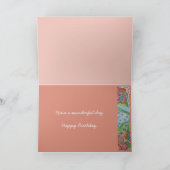 Blume Swirt Special Friend Geburtstag Karte (Innenseite)