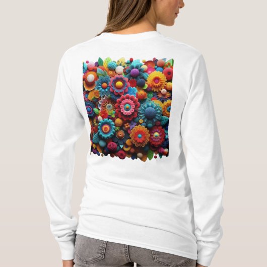 Blume T-Shirt (Rückseite)