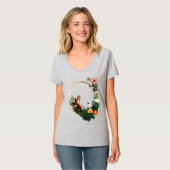 Blume T-Shirt (Vorderseite Vollansicht)