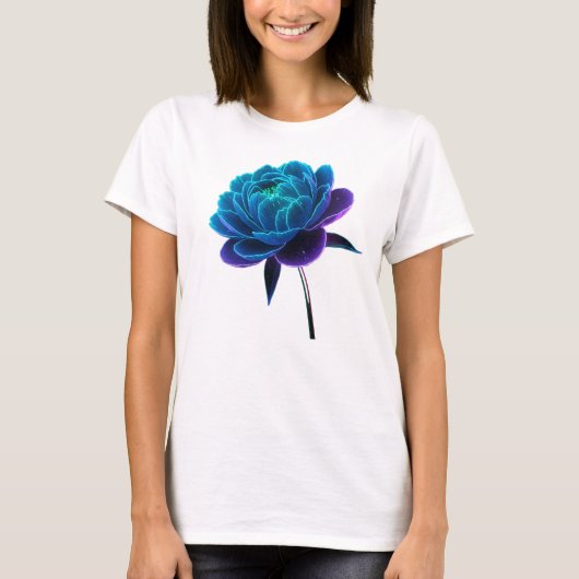 Blume T - Shirt für Mädchen (Vorderseite)