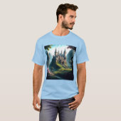 Blume T - Shirt Wiese Castle (Vorne ganz)