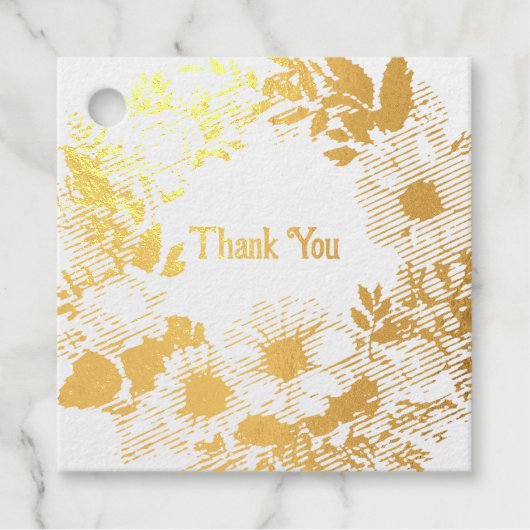 Blume Tag Thankyou Wreath Classy Coquette (Vorderseite)