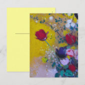 Blume Tagebücher ~ Postkarte / Einladung (Vorne/Hinten)