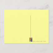 Blume Tagebücher ~ Postkarte / Einladung (Rückseite)