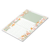Blume Tagesplaner Notizblock (angewinkelt)