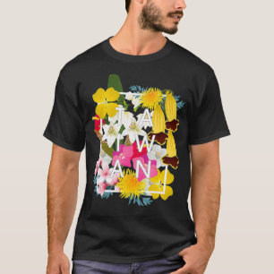 Blume Taiwans Word Art Taiwanese Pride T-Shirt