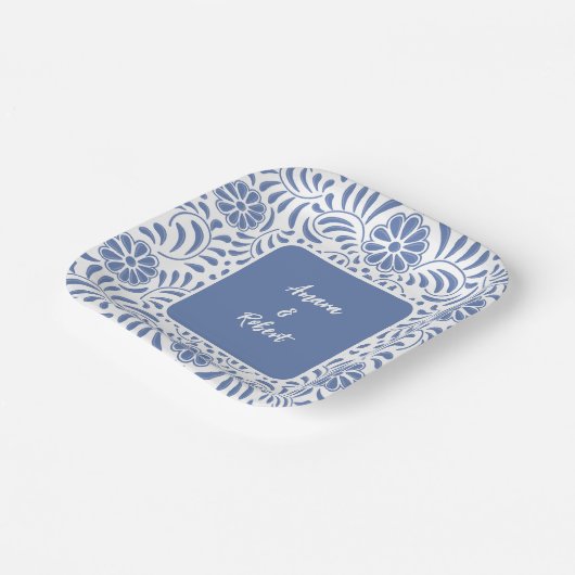 Blume TALAVERA Pappteller (Gewinkelt)