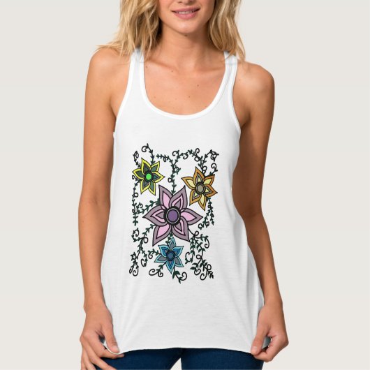 Blume Tank Top (Vorderseite)