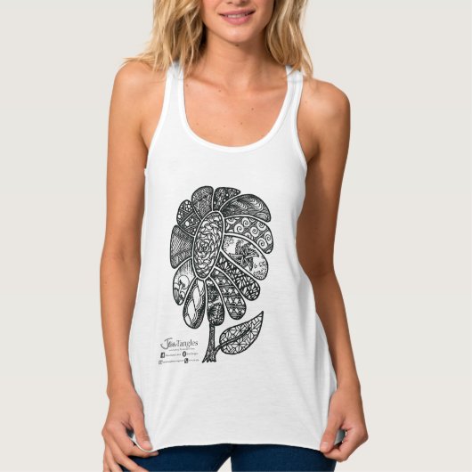 Blume Tank Top (Vorderseite)