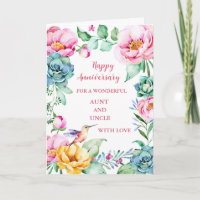 Blume Tante und Onkel