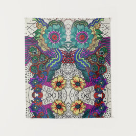 Blume tanzen wandteppich