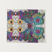 Blume tanzen wandteppich (Vorderseite (Horizontal))