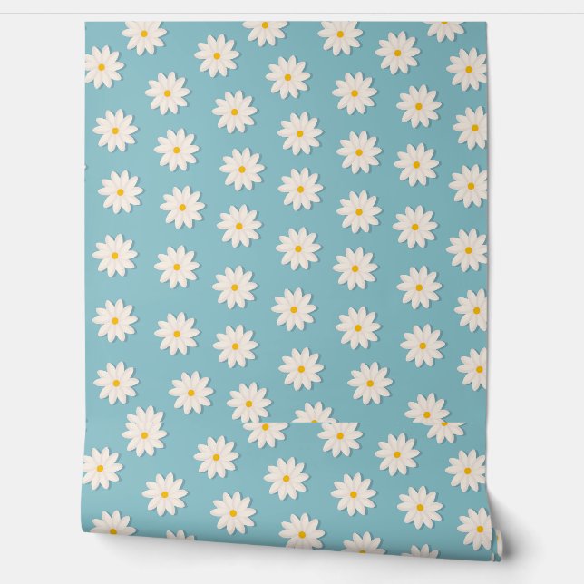 Blume Tapete (Abrollen)