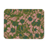 Blume Tarnmuster Magnet (Horizontal)