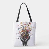 Blume Tasche (Rückseite)