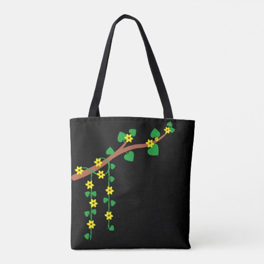 Blume Tasche (Rückseite)