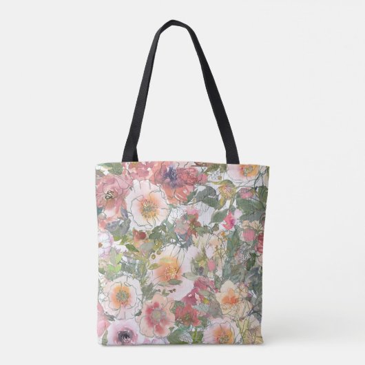 Blume Tasche (Rückseite)