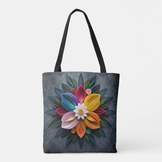 Blume Tasche (Rückseite)
