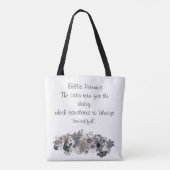 Blume Tasche (Rückseite)