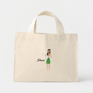 Blume Taschenhula Mini Stoffbeutel
