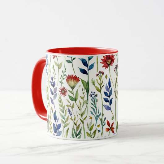 Blume Tasse (Vorderseite Links)