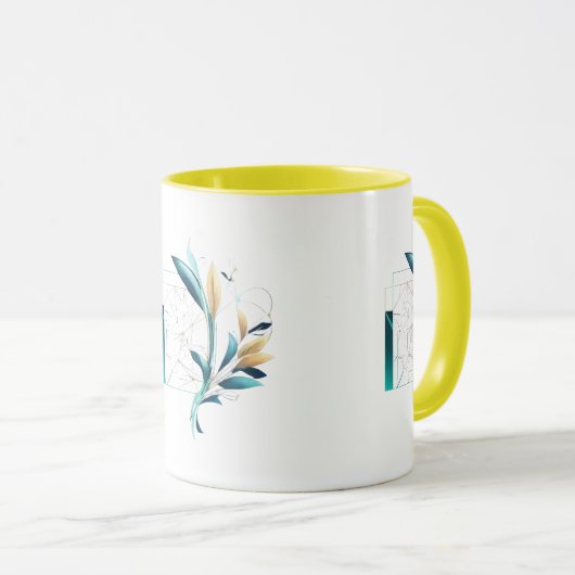 Blume Tasse (VorderseiteRechts)