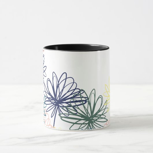 Blume Tasse (Zentrum)