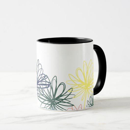 Blume Tasse (VorderseiteRechts)