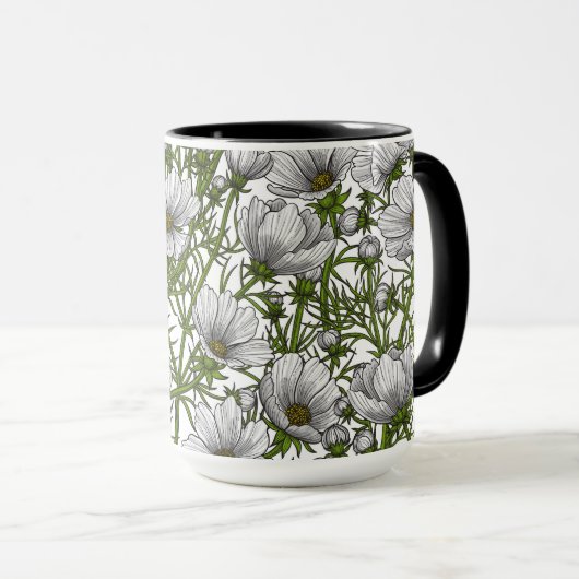 Blume Tasse (VorderseiteRechts)