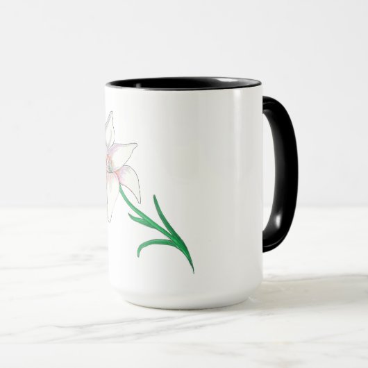 Blume Tasse (VorderseiteRechts)