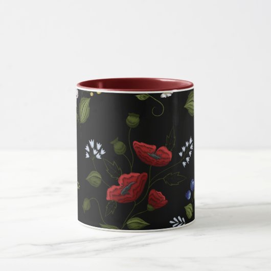 Blume Tasse (Zentrum)