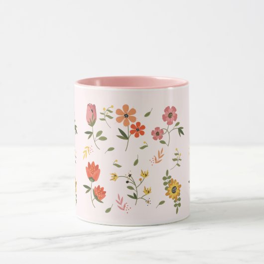 Blume Tasse (Zentrum)