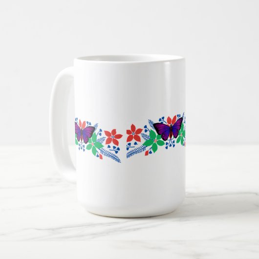 Blume Tasse (Vorderseite Links)